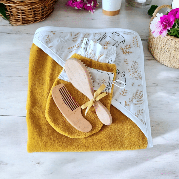 La cape de bain en bambou — pour les peaux sensibles