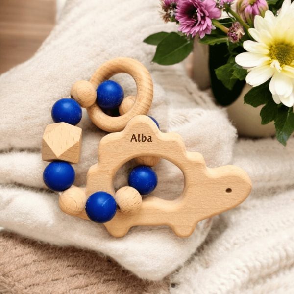 Anneau de dentition en bois et silicone - Biquette Biquette