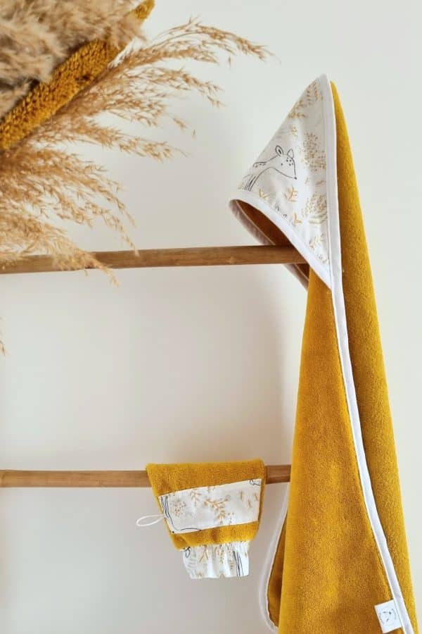 Cape de bain bébé biche - Biquette Biquette