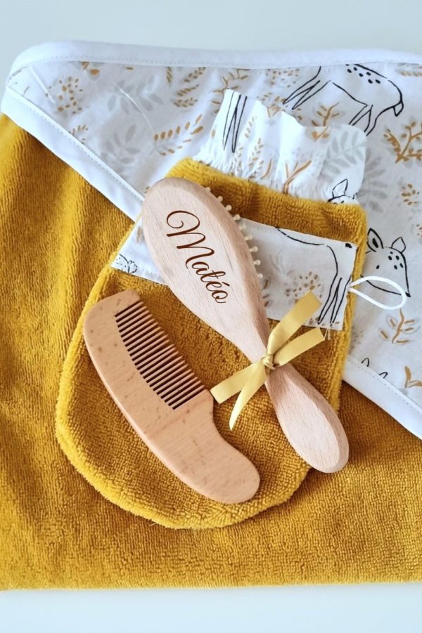 Cape de bain bébé biche - Biquette Biquette