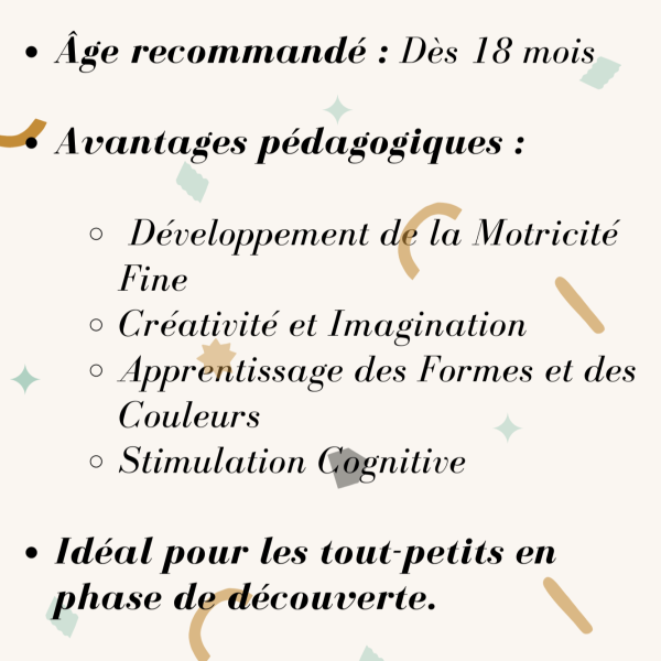 Ecrous et boulons à visser en bois - jeu d'assemblage - Biquette Biquette