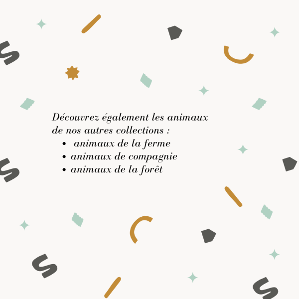 Hochet amigurumis - Le Premier Ami Doux de Votre Bébé - Collection animaux exotiques - Biquette Biquette