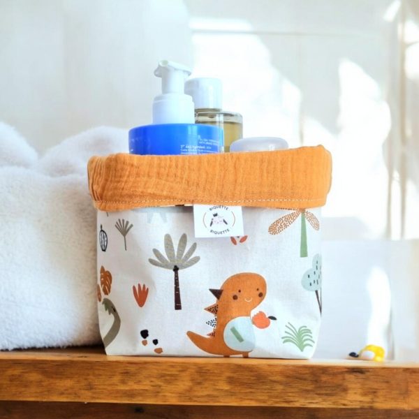 Paniers à couches imperméables Dinosaures - Biquette Biquette