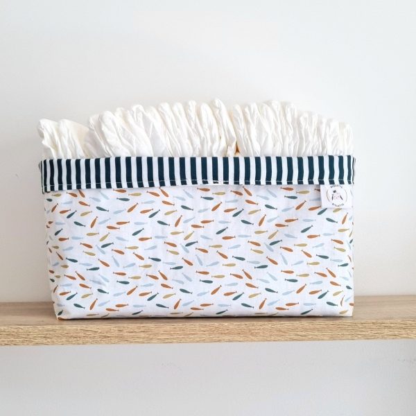 Paniers à couches imperméables poissons - Biquette Biquette