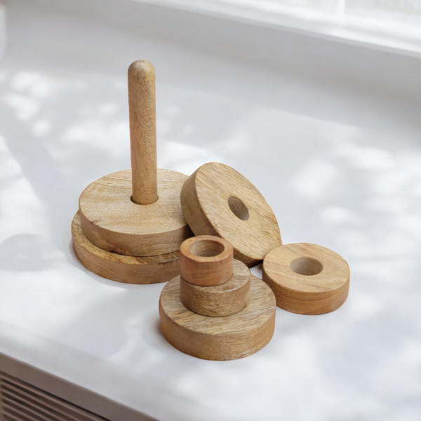 Tour d'Empilage en Bois - tour de Hanoï - Biquette Biquette