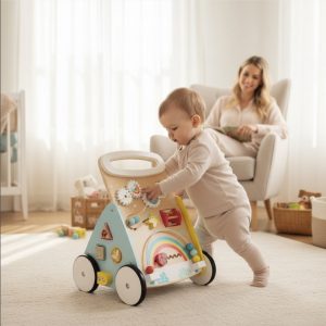 Le chariot crocodile à pousser