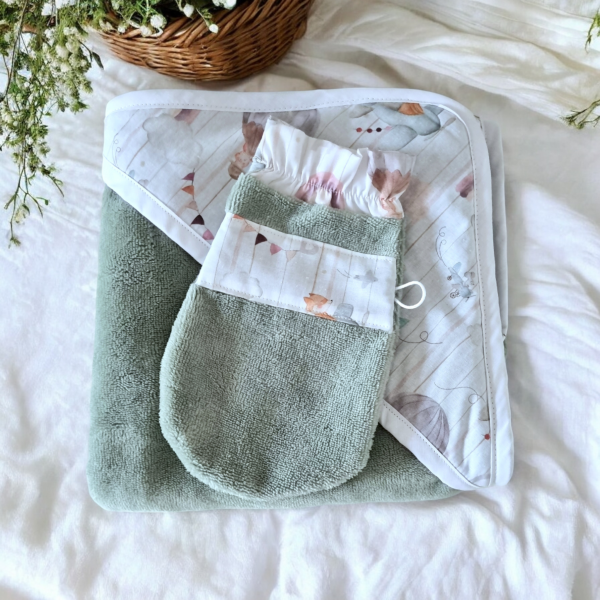 La cape ballon avec oreilles — joie et douceur à chaque sortie de bain