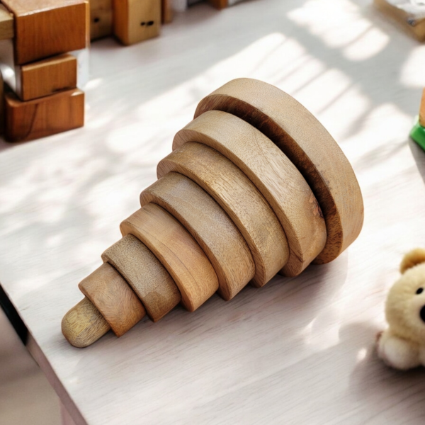 Tour d'Empilage en Bois - tour de Hanoï - Biquette Biquette