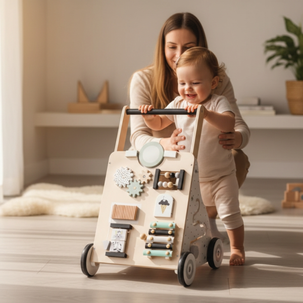 Le trotteur éducatif 2-en-1