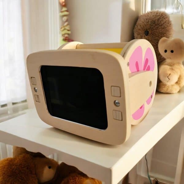 Tambour Rotatif Montessori - Jouet d'Éveil en Bois - Biquette Biquette