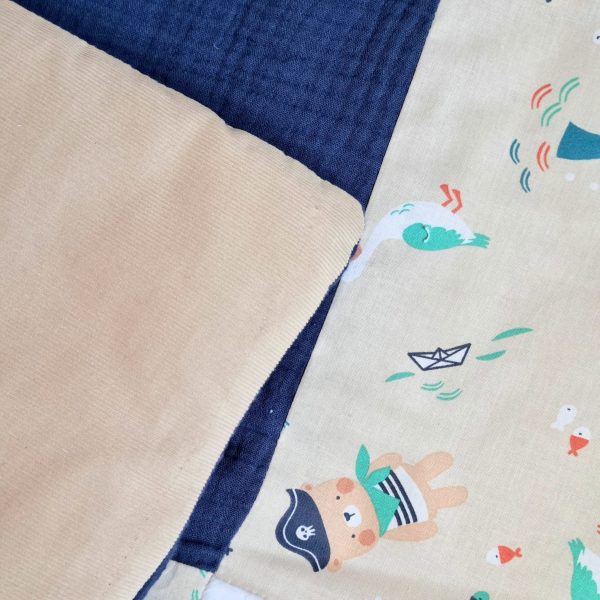 Tapis de Jeu Nomade Éducatif pour Bébé - Rêve d’Océan - Certifié OEKO-TEX® - Biquette Biquette