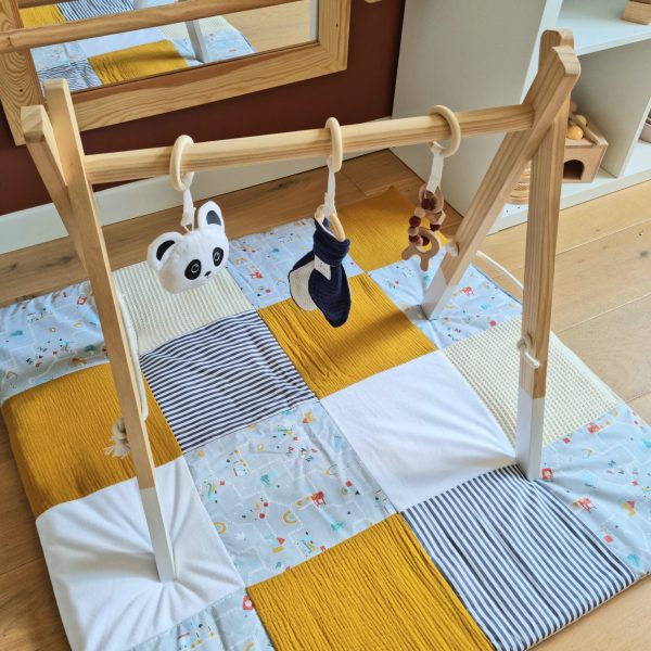 Tapis de Jeu Nomade pour Bébé - Douce escapade - Certifié OEKO-TEX® - Biquette Biquette