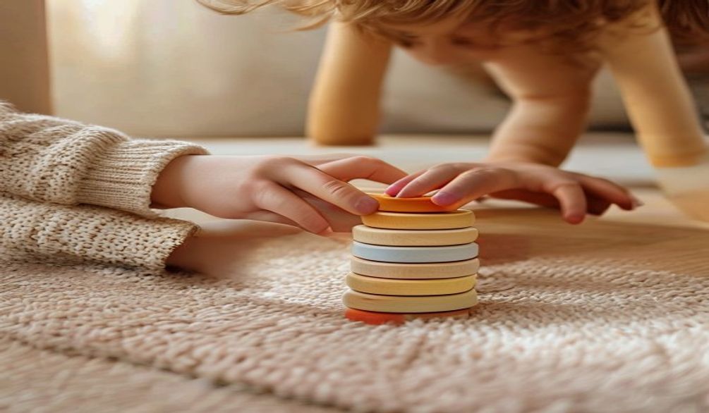 Arc-en-ciel Montessori en bois : 30 façons de jouer de 6 mois à 6 ans