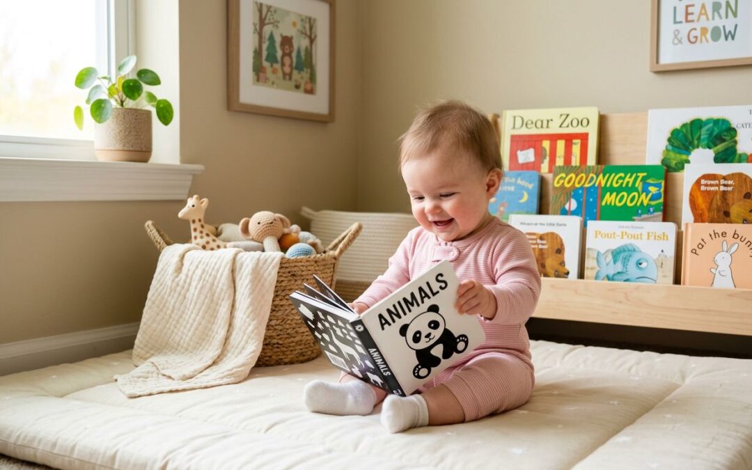 Coin lecture bébé : l&rsquo;aménager dès 6 mois (pas plus tard)