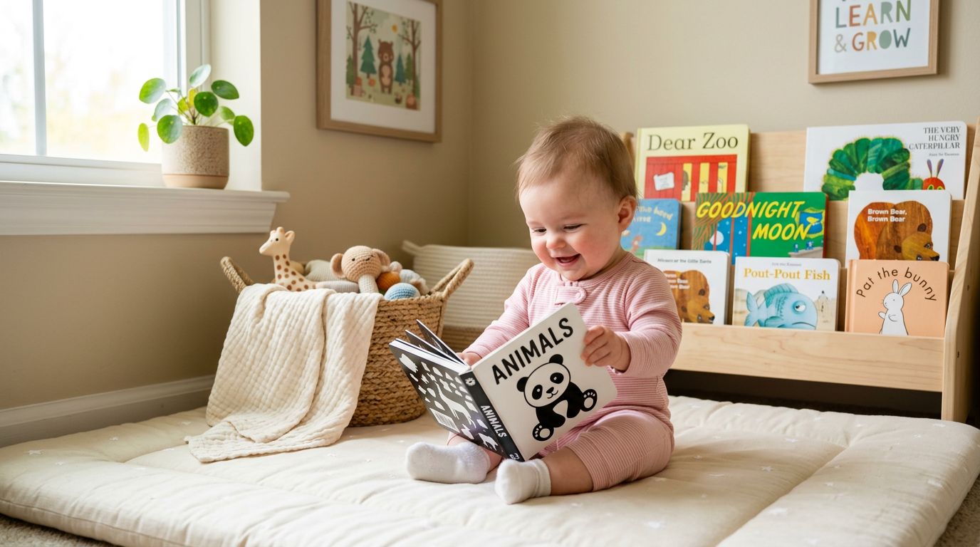 Coin lecture bébé : l&rsquo;aménager dès 6 mois (pas plus tard)