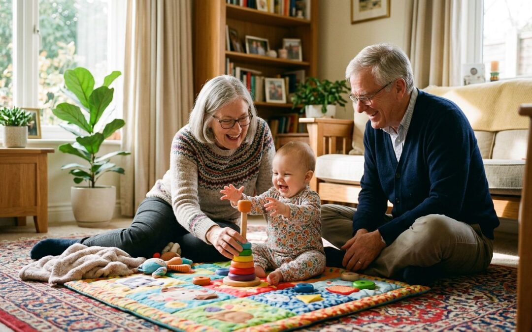 Bébé et grands-parents : les jouets nomades pour leur maison